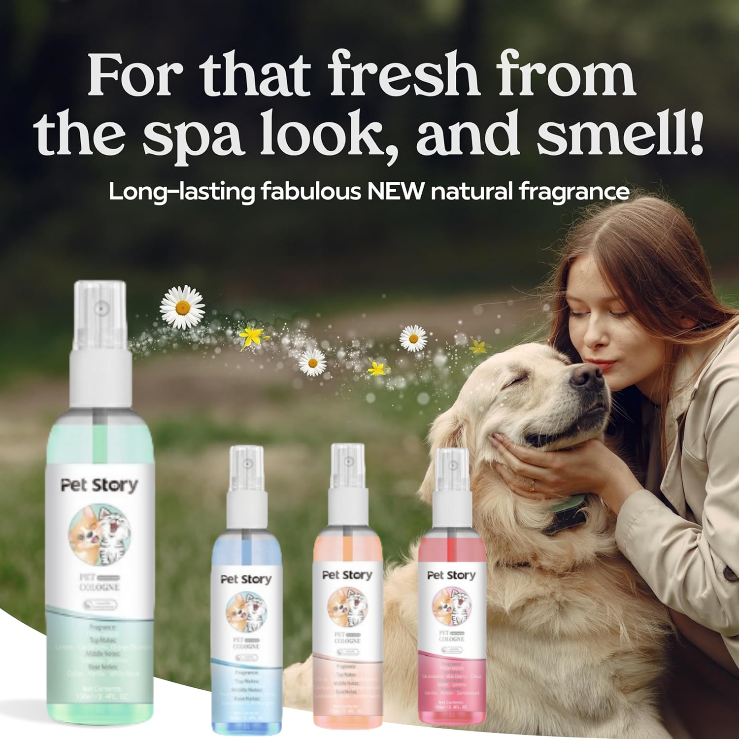 Pet Cologne Spray - Premium Bakım Spreyi Köpek Spreyi Koku