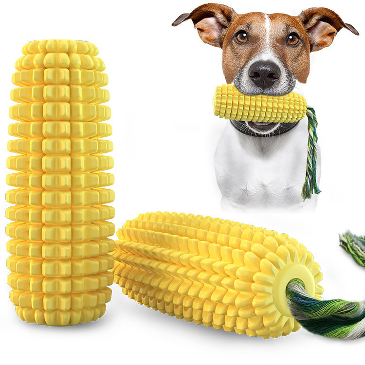 Pet Supplies Amazon - Gıcırtılı Mısır Köpek Diş Fırçası Evcil