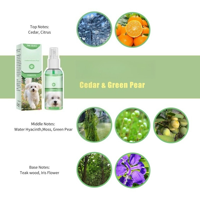 Pet Cologne Spray - Alkol İçermeyen Evcil Hayvan Kolonyası 50ml