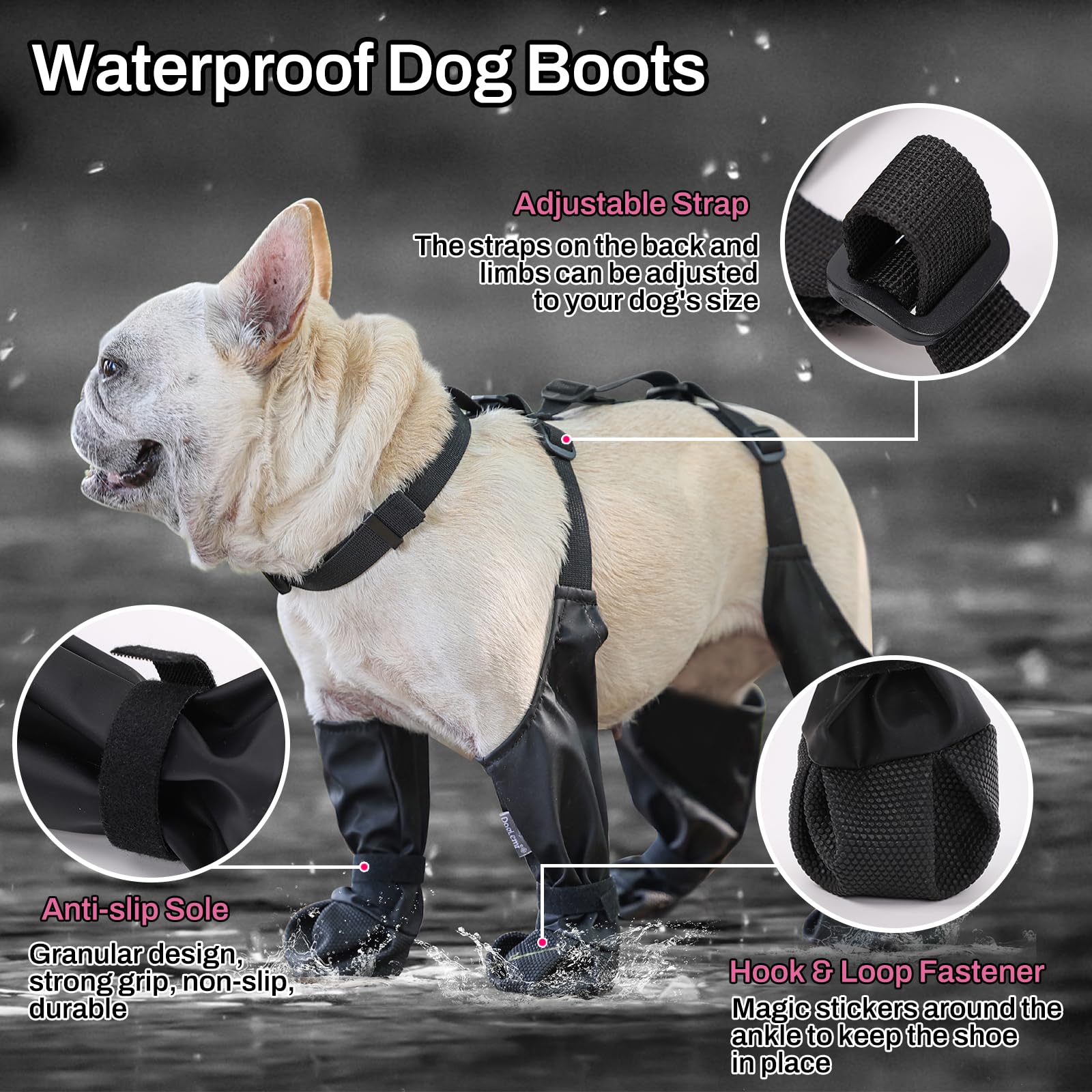 Su geçirmez Köpek Botları Kaym - Dog Booties Paw Protector incelemesi ve fiyatı
